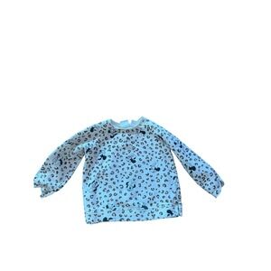 Zara Baby Minnie Mouse Leopard Print Sweatshirt Kids Size 3-4 Years Cream Brown